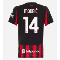 AC Milan Luka Modric #14 Hjemmebanetrøje Dame 2025-26 Kortærmet